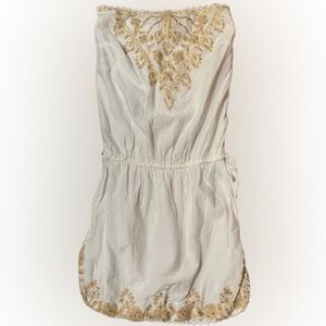 Cynthia Rowley Embroidered Women's Skirt Romper Swim Coverup Size XS